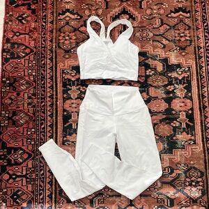 Matching White Alo Set
